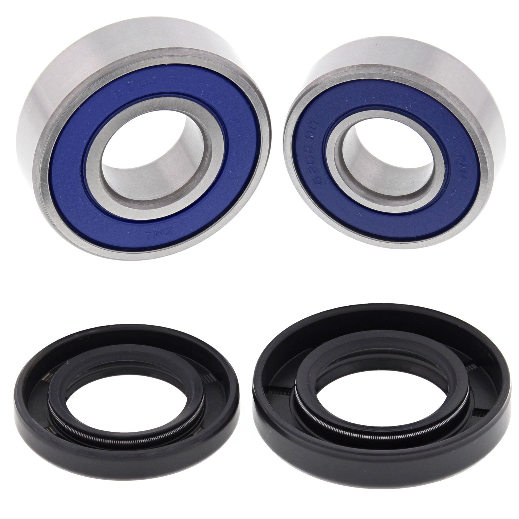 All Balls Front Wheel Bearing Kit For Kawasaki KX 125 1983-1984